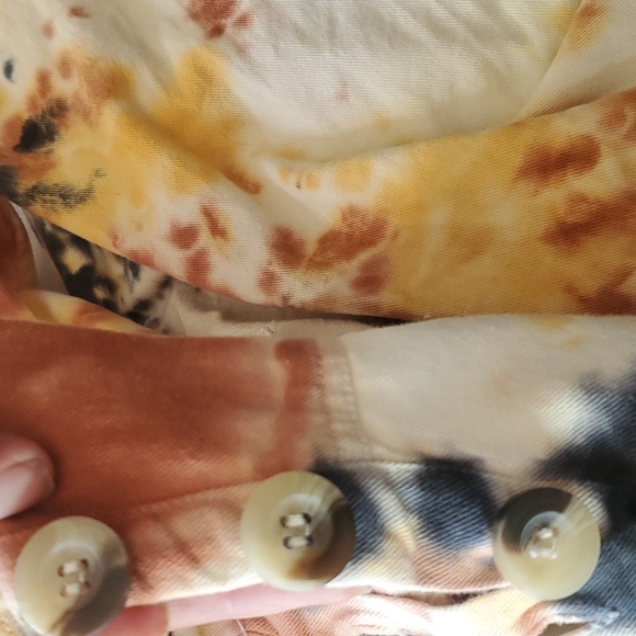 Earthbound Trading Co. Tie dye, flare leg jumper - Picture 7 of 8